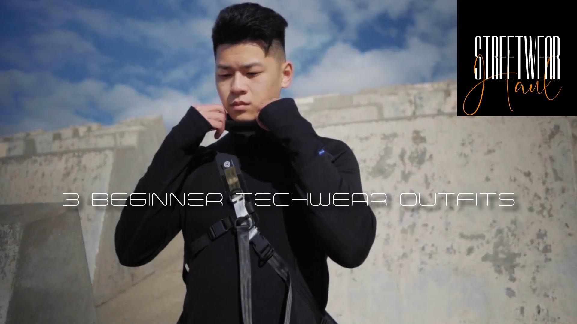 3 Beginner Techwear Outfits | Techwear Lookbook