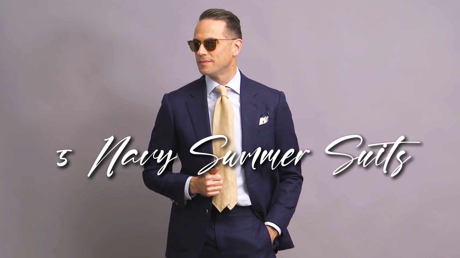 5 Navy Suit Summer Outfit Ideas | Summer Suit Style | Men's Fashion