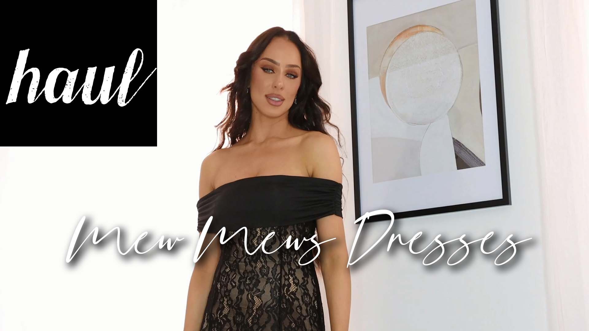 Stunning Try-On Haul | Mew Mews Dresses |