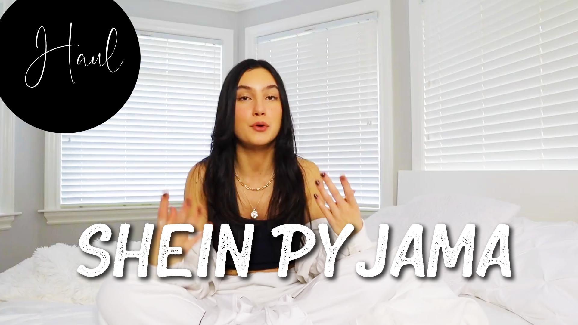 Shein PYJAMA try on haul
