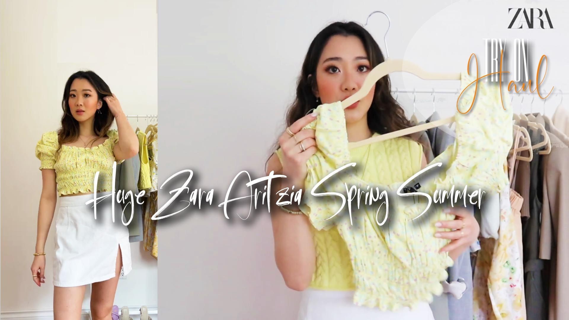 HUGE ZARA & ARITZIA SPRING/SUMMER HAUL