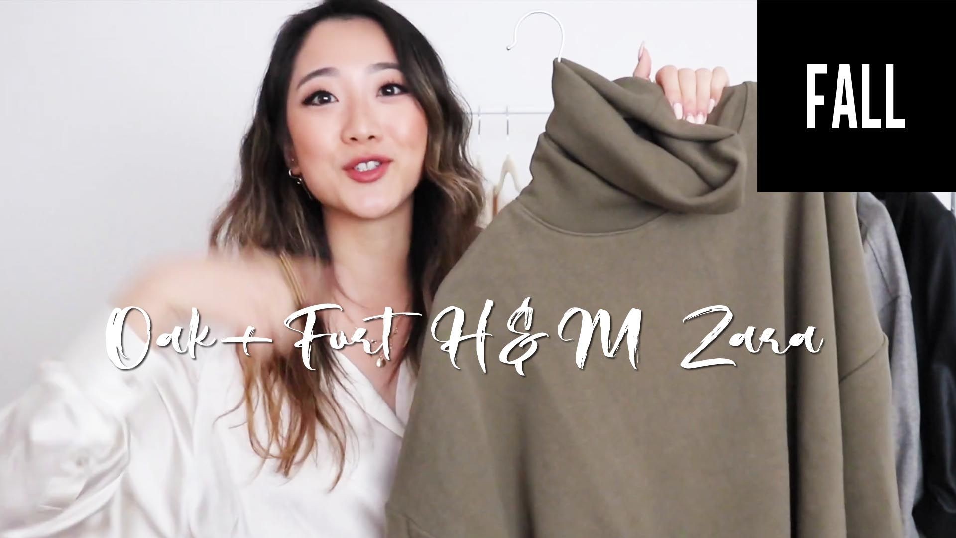 FALL TRY ON HALL: Oak + Fort, H&M, Zara