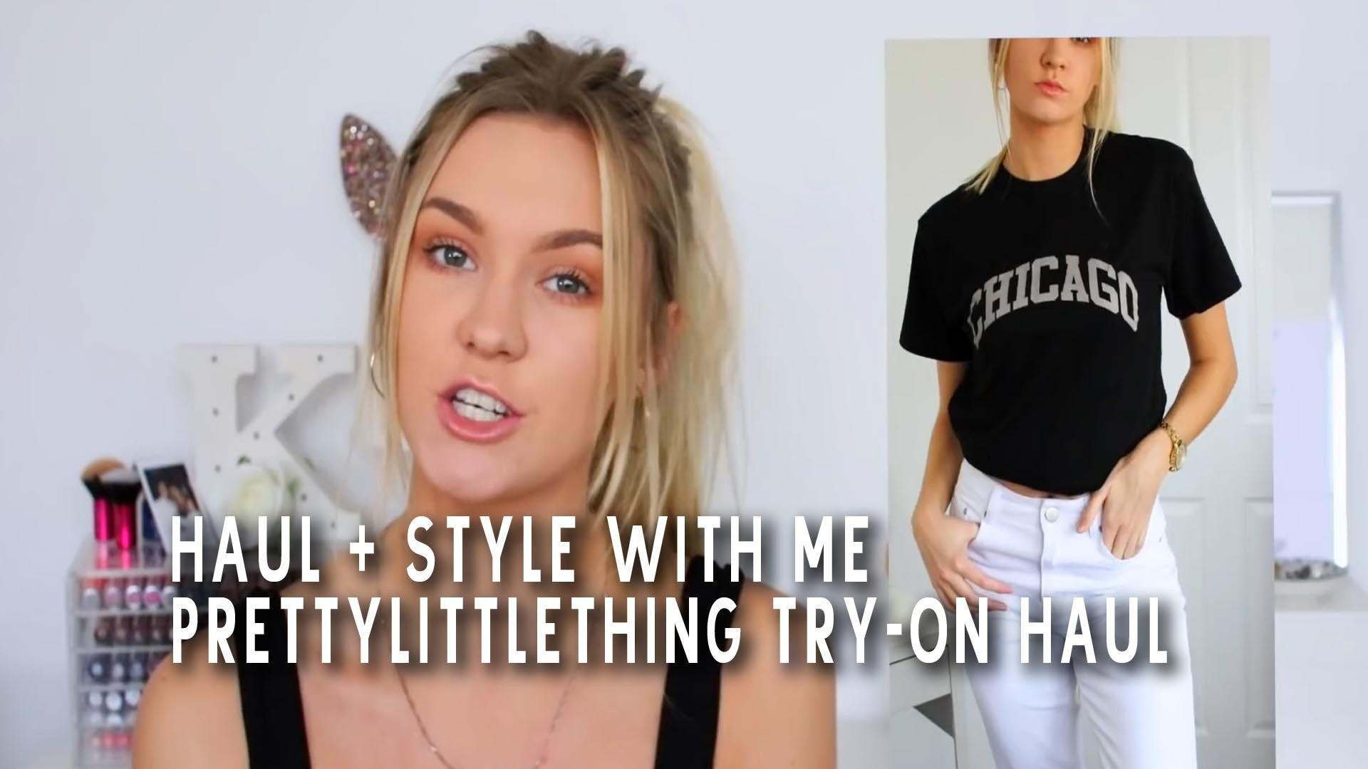 HAUL + STYLE WITH ME | PrettyLittleThing Try-On Haul