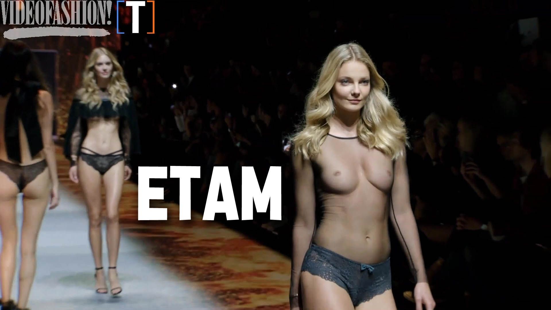ETAM lingerie runway show