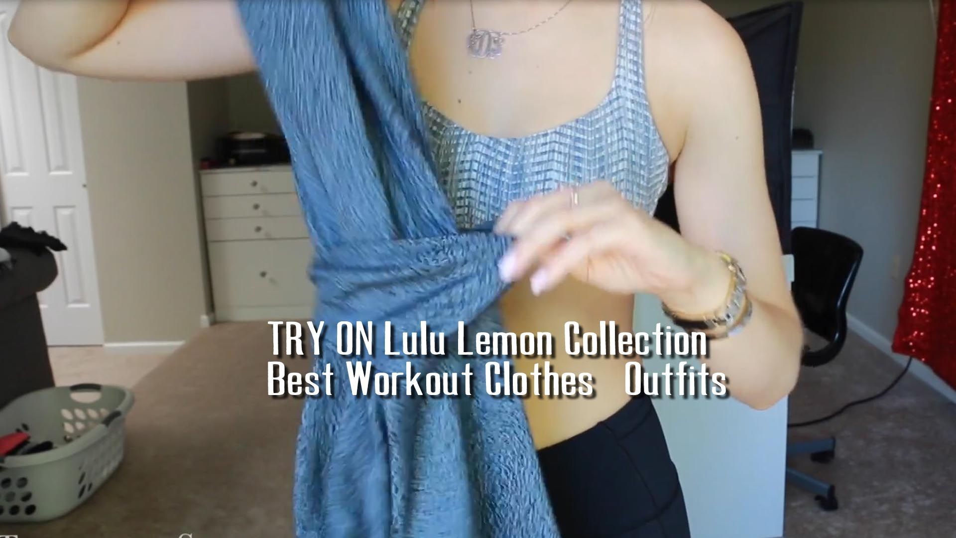 TRY ON Lulu Lemon Collection | Best Workout Clothes & Outfits