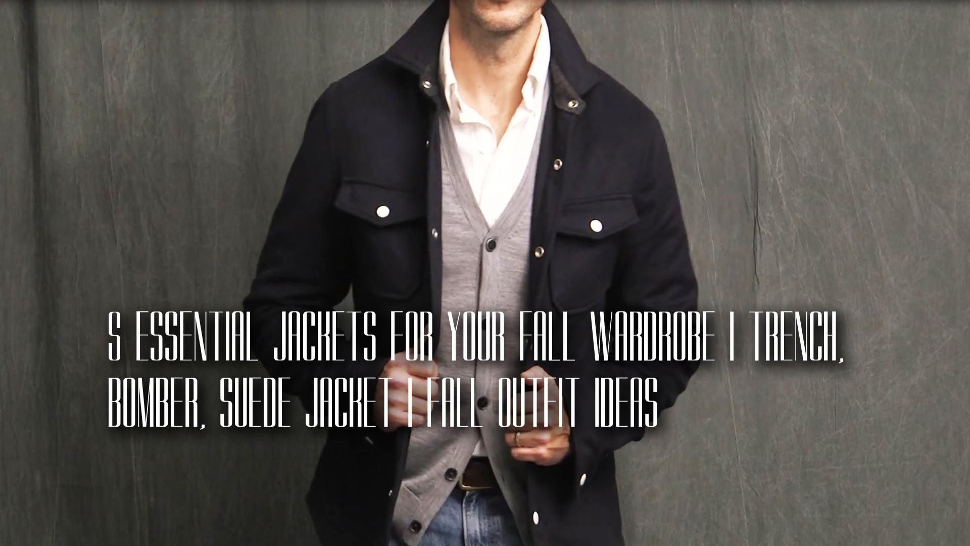 5 Essential Jackets For Your Fall Wardrobe | Trench, Bomber, Suede Jacket | Fall Outfit Ideas